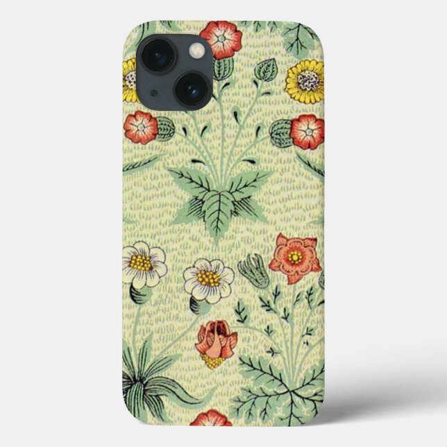 William Morris Daisy Floral Wallpaper Pattern Case-Mate iPhone Case (Back)