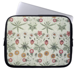 William Morris Daisy Floral Wallpaper Pattern Laptop Sleeve