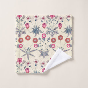 William Morris Daisy Motif floral Orange rouge