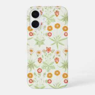 William Morris Daisy Vintage Botanical Pattern iPhone 16 Case