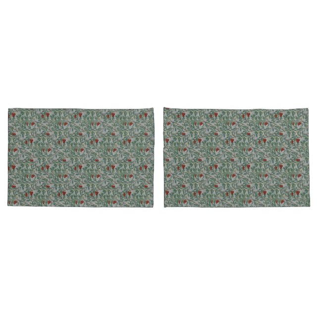 William Morris Decorative Art Arbutus Pattern Pillowcase (Back-Set)