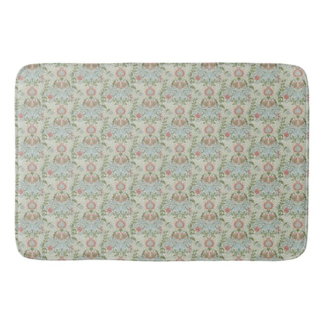William Morris Decorative Art Persian Pattern Bath Mat (Front)