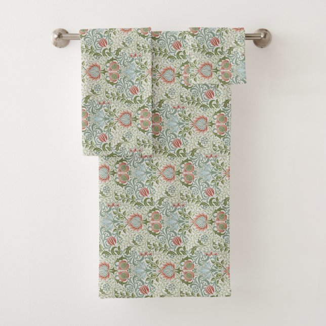 William Morris Decorative Art Persian Pattern Bath Towel Set (Insitu)