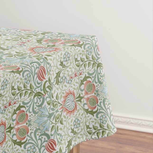 William Morris Decorative Art Persian Pattern Tablecloth (In Situ)