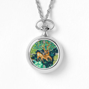 William Morris Deer by a Brook Indigo Blue  Watch