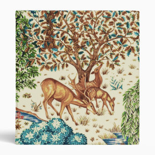 William Morris Deer by a Brook Tapestry Beige Binder