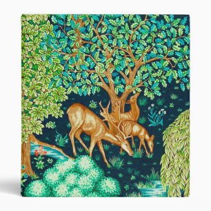 William Morris Deer by a Brook Tapestry Print Binder