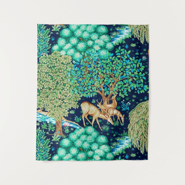 William Morris Deer par une Tapisserie Brook Indig (Devant)