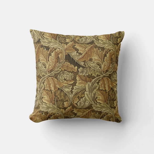 William Morris Design #2 Throw Pillow (Front)