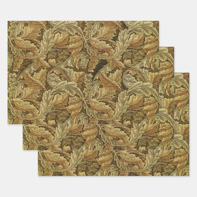 William Morris Design #2 Wrapping Paper Sheet (Set)