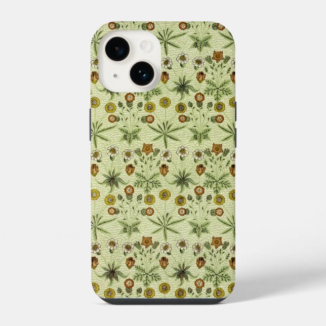 William Morris Design #4 iPhone Case (Back)
