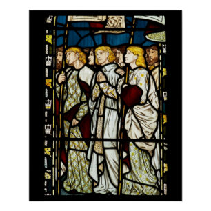 William Morris design, All Saints Poster