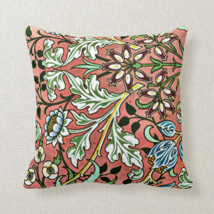 William Morris design - Hyacinth Throw Pillow