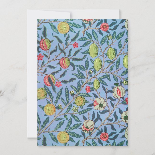 William Morris Design Invitation (Front)