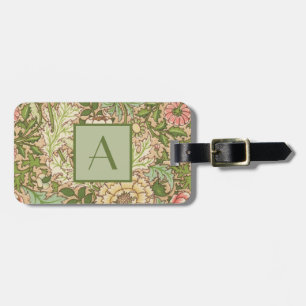 William Morris Design Norwich Pattern  Luggage Tag