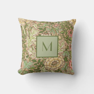 William Morris Design Norwich Pattern  Throw Pillow