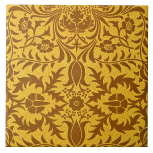 William Morris design, Vine Gold, Tile