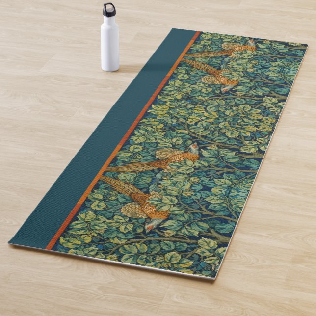 William Morris Design Vintage Style  Yoga Mat (In Situ)