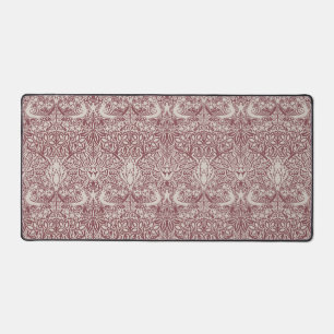 William Morris' Dove and Rose, Antique Rose Desk M Desk Mat