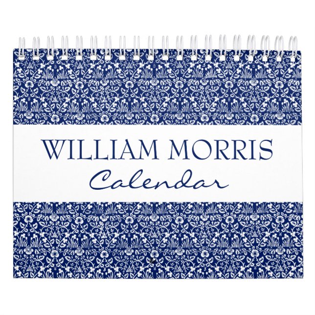 William Morris esthétique art floral calendrier de (Protection)