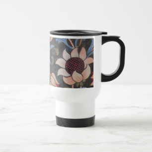 William Morris Evenlode Pattern: Vintage Moody Travel Mug