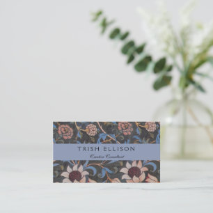 William Morris Evenlode Textile Floral Art Business Card