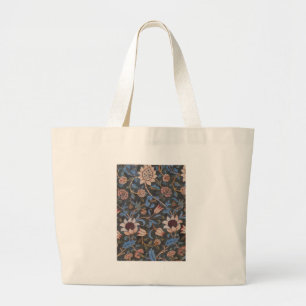 William Morris Evenlode Textile Floral Art Large Tote Bag