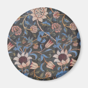 William Morris Evenlode Textile Floral Art Magnet