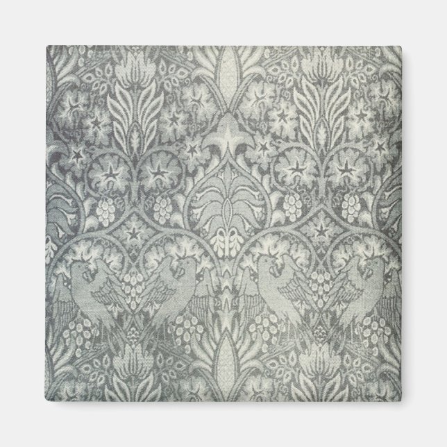 William Morris Fabric Design Greeting Card Magnet (Front)