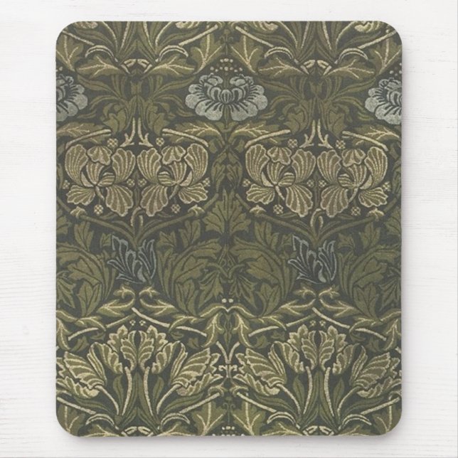 William Morris Fabric Design Magnet Mouse Pad (Front)