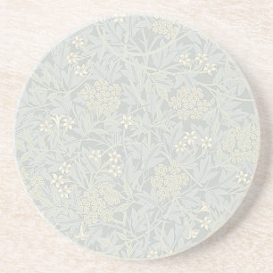 William Morris Faded Jasmine Sandstone Coaster