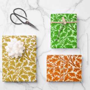 William Morris Feuilles de chêne, moutarde orange 
