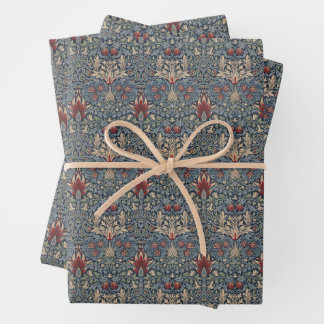 William Morris : Feuilles de papier d'enrobage de