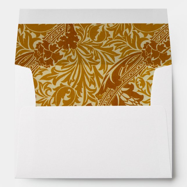 William Morris Feuilles d'or Enveloppes (Dos (Bas))