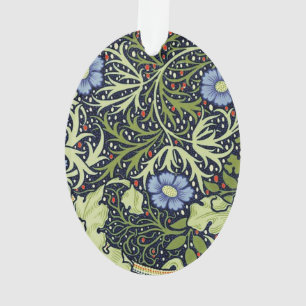 William Morris Fleur d'antiquité aux algues marine