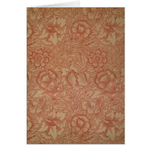 William Morris Fleur de pavot rose Floral