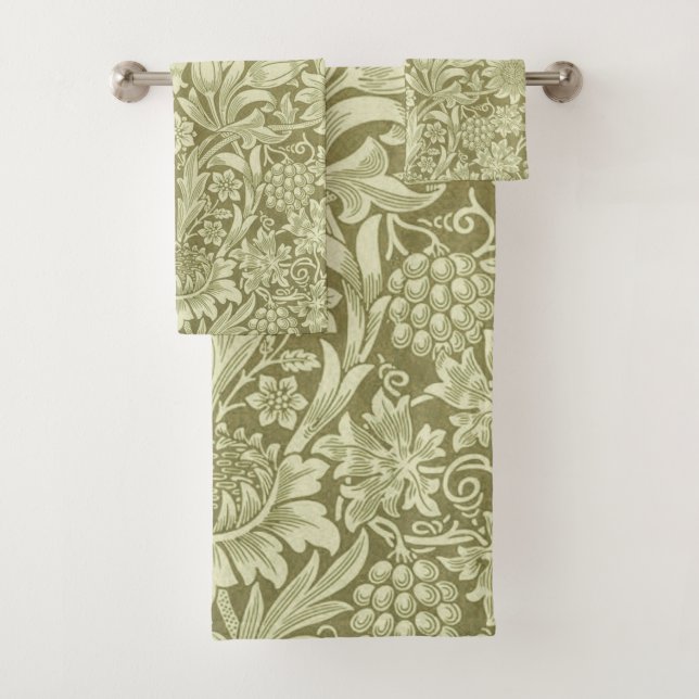 William Morris Fleur verte tournesol (En situation)