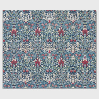 William Morris FLORAL BLUE Wrapping Paper