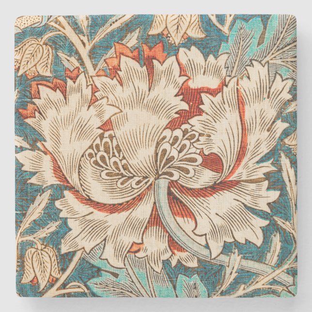 William Morris Floral Coaster (Front)
