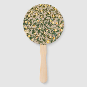 William Morris Floral Fruit Garden Flower Classic Hand Fan