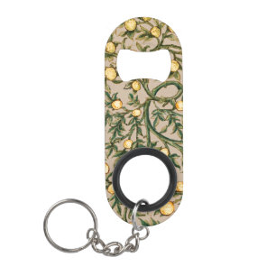 William Morris Floral Fruit Garden Flower Classic Keychain Bottle Opener