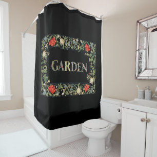 William Morris Floral Garden Motto and Frame