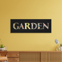 William Morris Floral Garden Motto and Frame