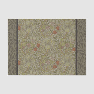 William Morris Floral lily willow art print design Tissue Paper