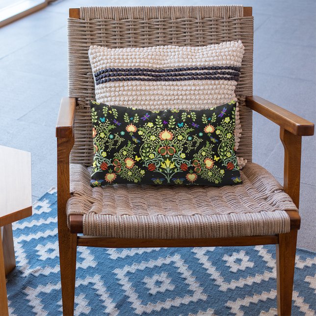 William Morris Floral Lumbar Pillow (Creator Uploaded)