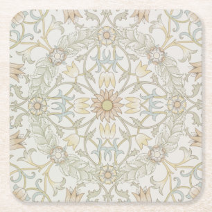 William Morris Floral Paper Coaster