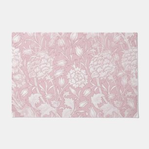 William Morris Floral Pattern in Pink  Doormat