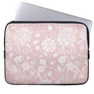 William Morris Floral Pattern in Pink Laptop Sleeve
