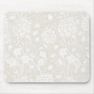 William Morris Floral Pattern in Sepia Mouse Pad