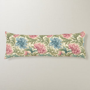 William Morris, Floral,Pattern, Textile, Design Body Pillow